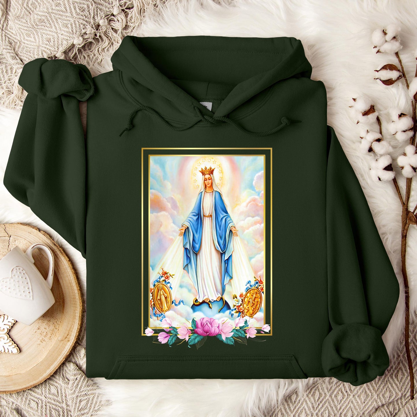 The Holy Virgin Mary 68 Hoodie