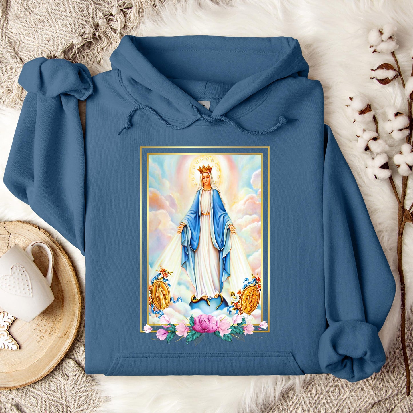 The Holy Virgin Mary 68 Hoodie