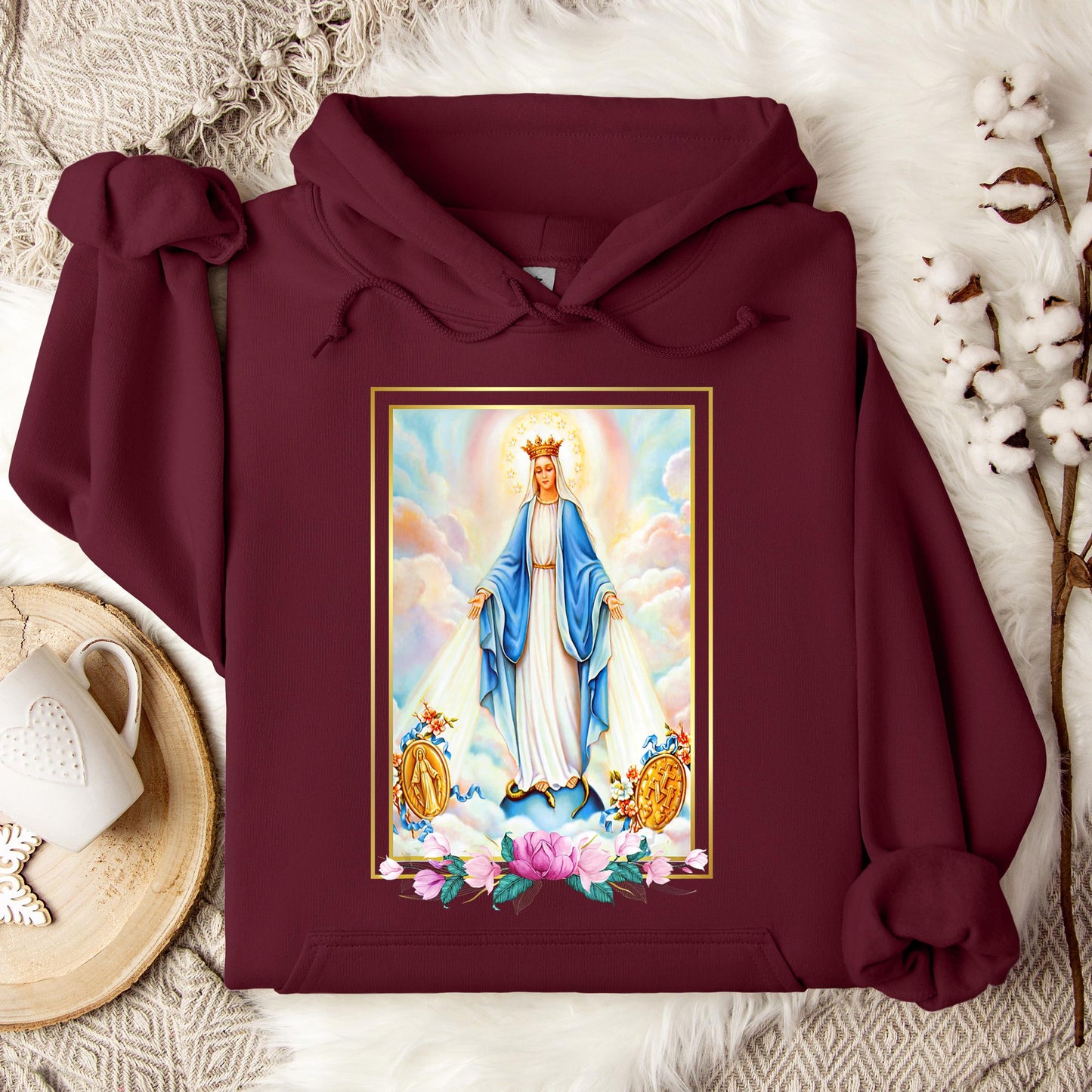 The Holy Virgin Mary 68 Hoodie