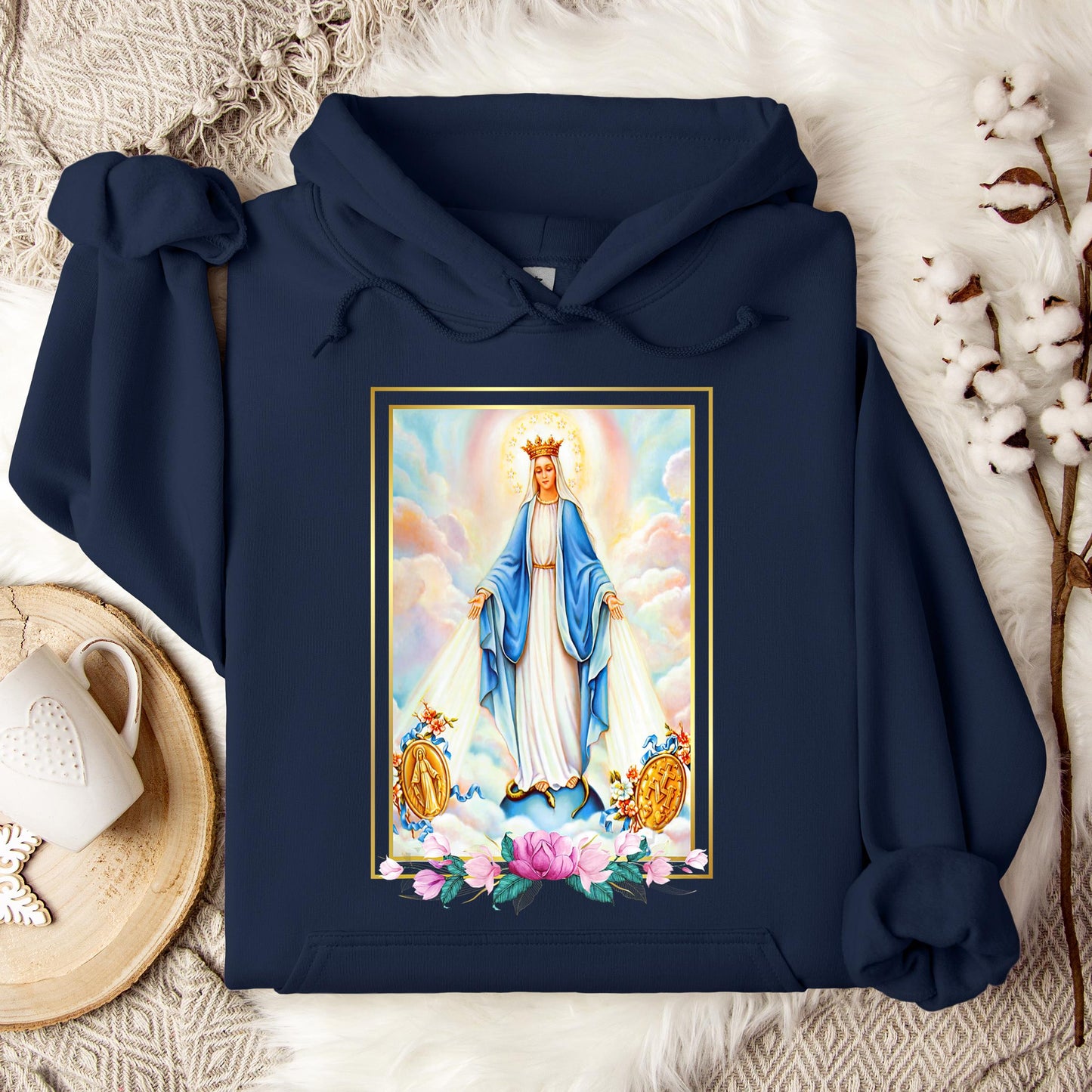 The Holy Virgin Mary 68 Hoodie
