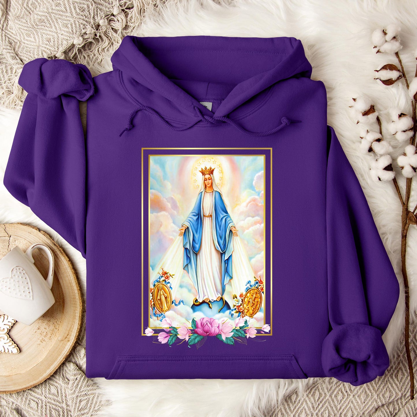 The Holy Virgin Mary 68 Hoodie