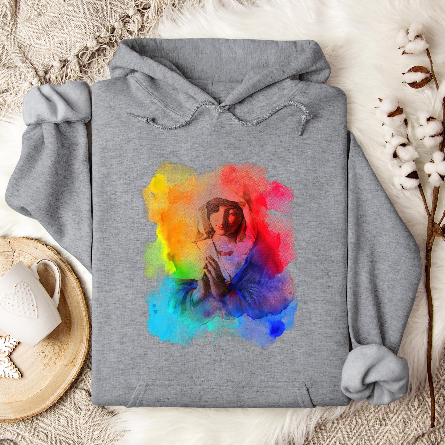 The Holy Virgin Mary 74 Hoodie