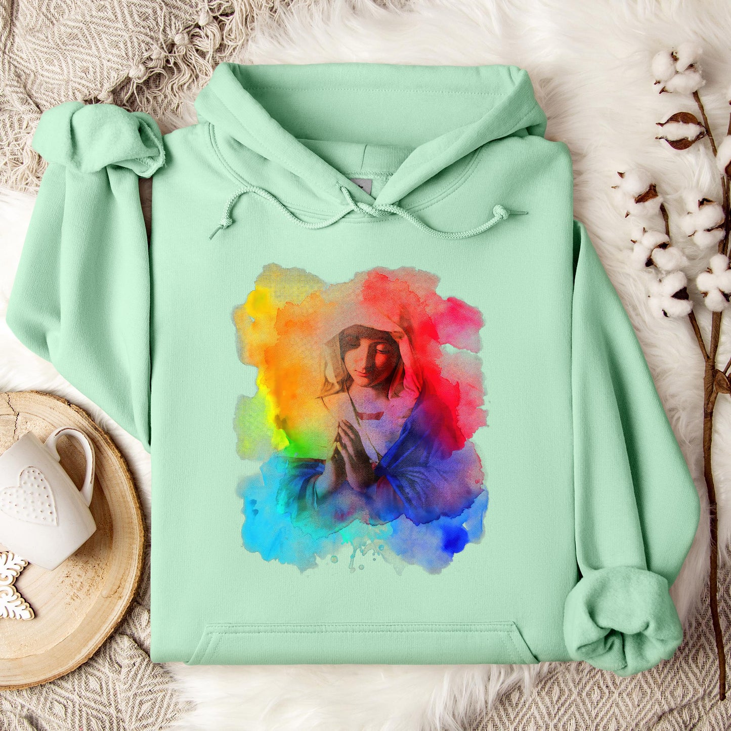 The Holy Virgin Mary 74 Hoodie