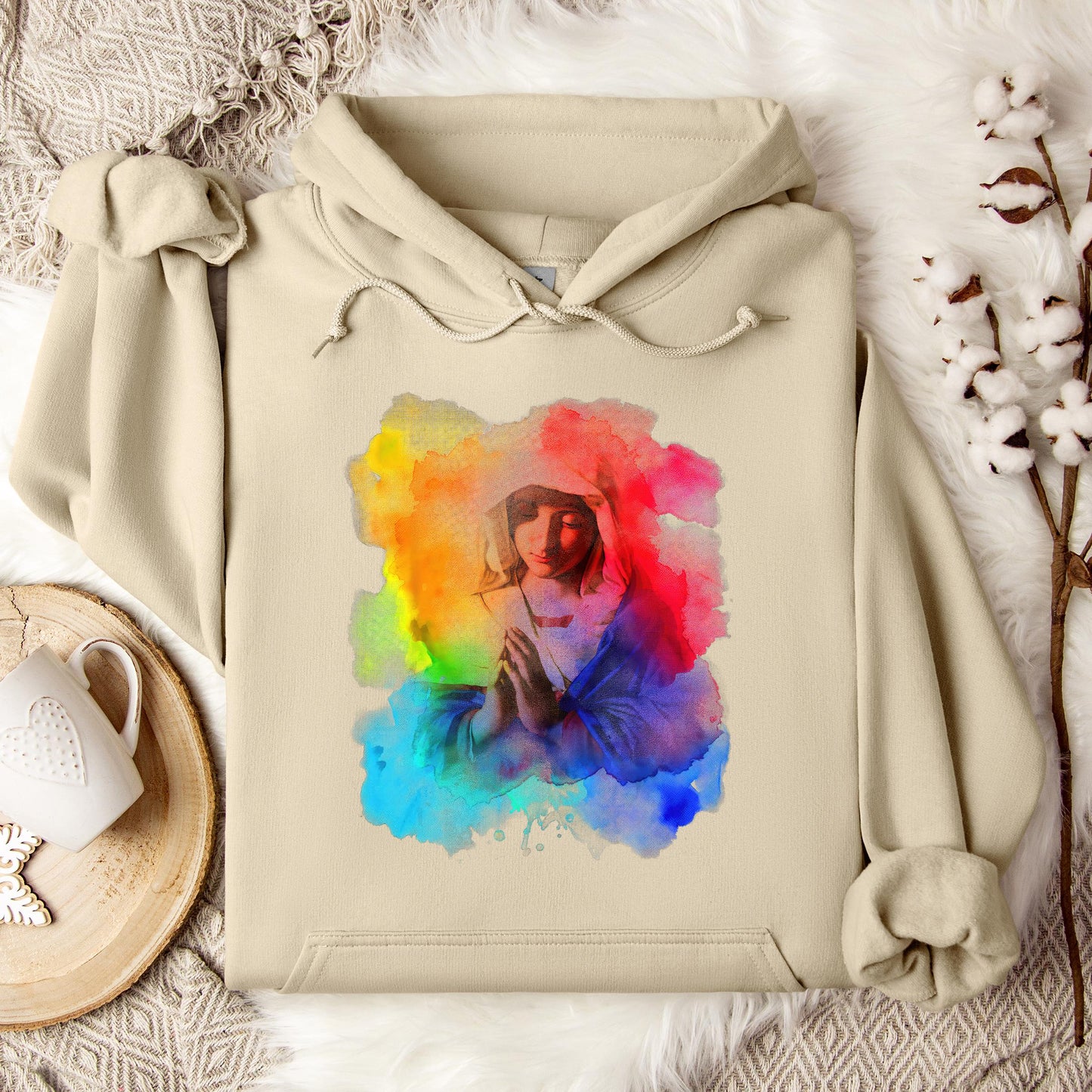 The Holy Virgin Mary 74 Hoodie