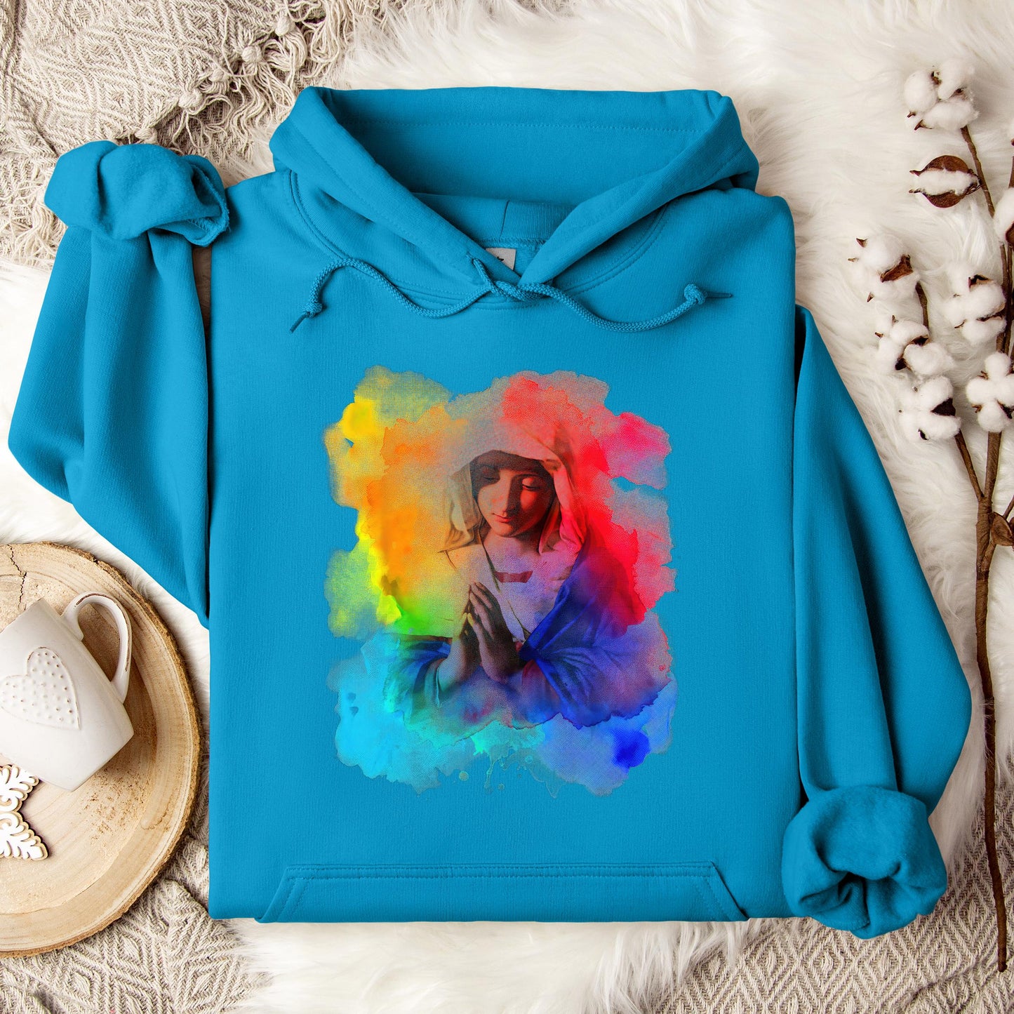 The Holy Virgin Mary 74 Hoodie