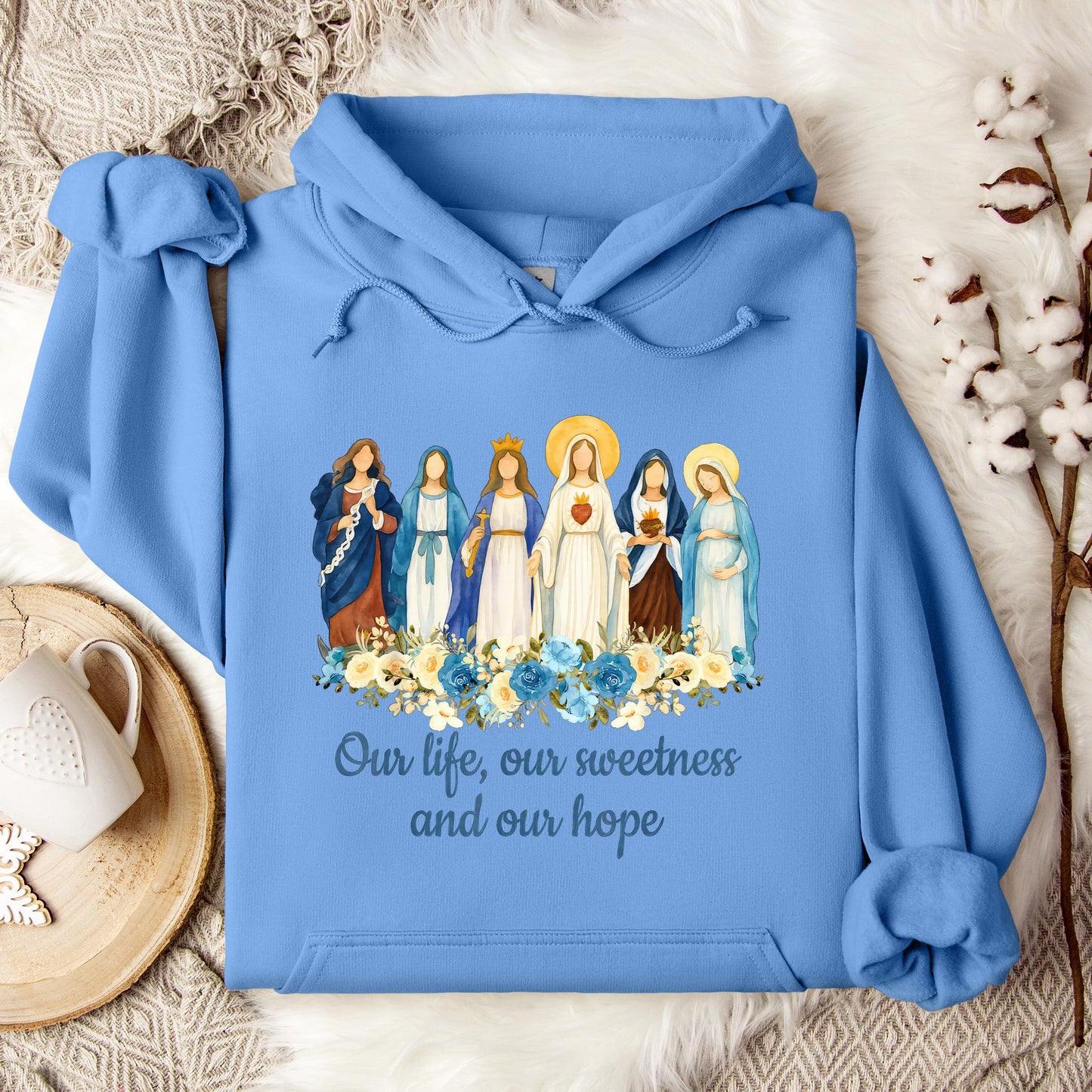 The Holy Virgin Mary 75 Hoodie