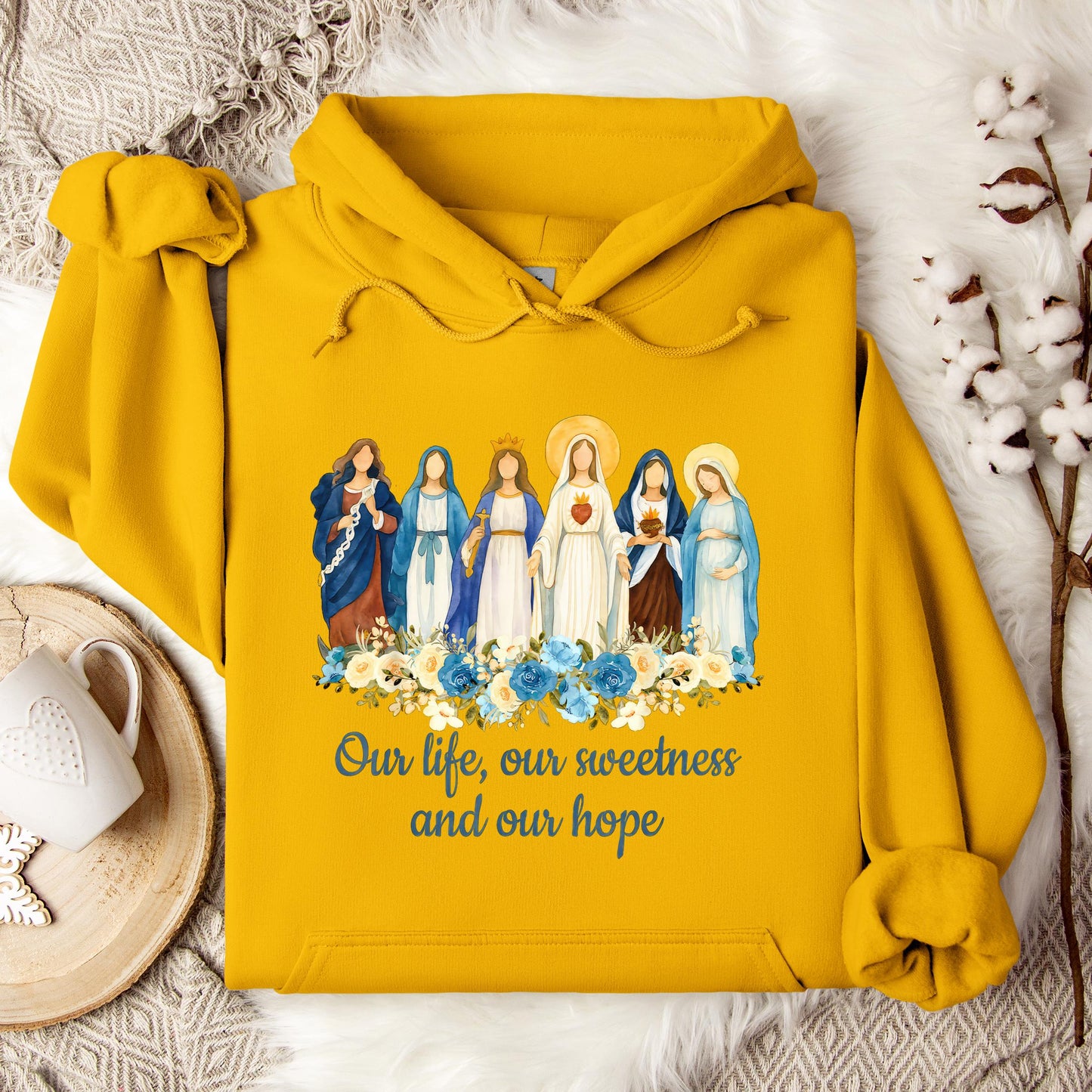 The Holy Virgin Mary 75 Hoodie