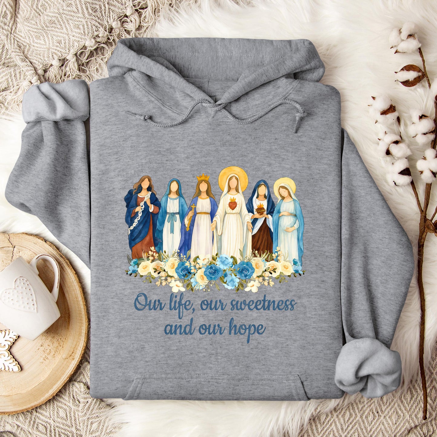 The Holy Virgin Mary 75 Hoodie