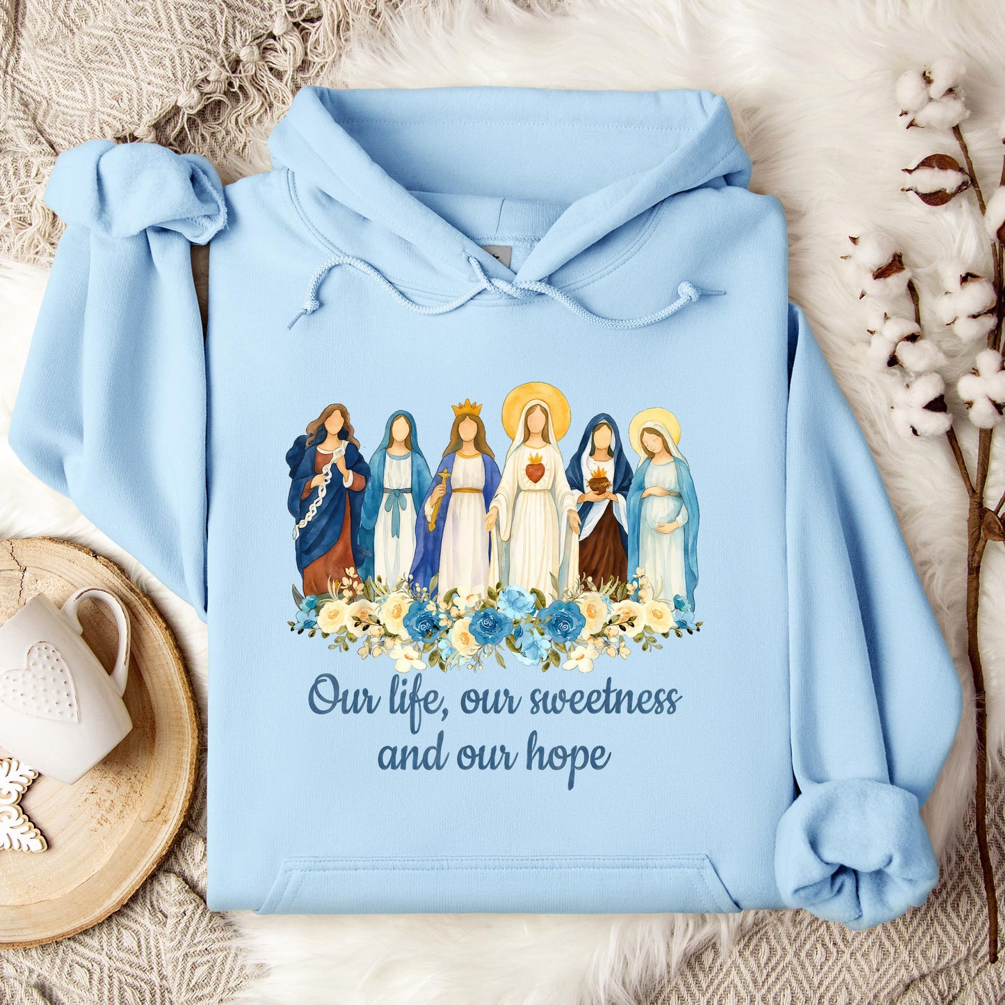 The Holy Virgin Mary 75 Hoodie