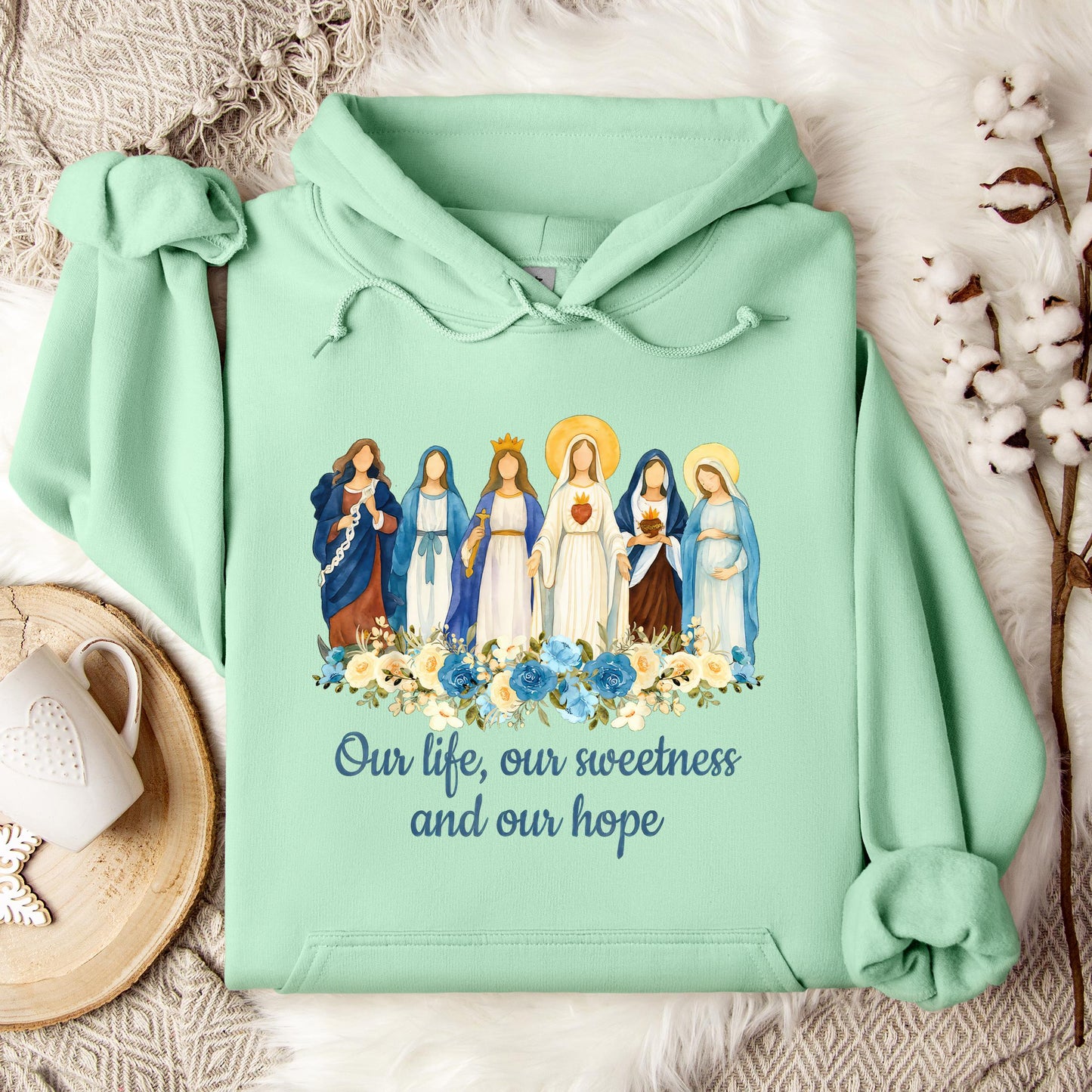 The Holy Virgin Mary 75 Hoodie