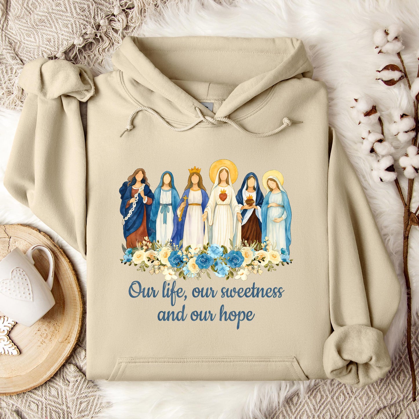 The Holy Virgin Mary 75 Hoodie