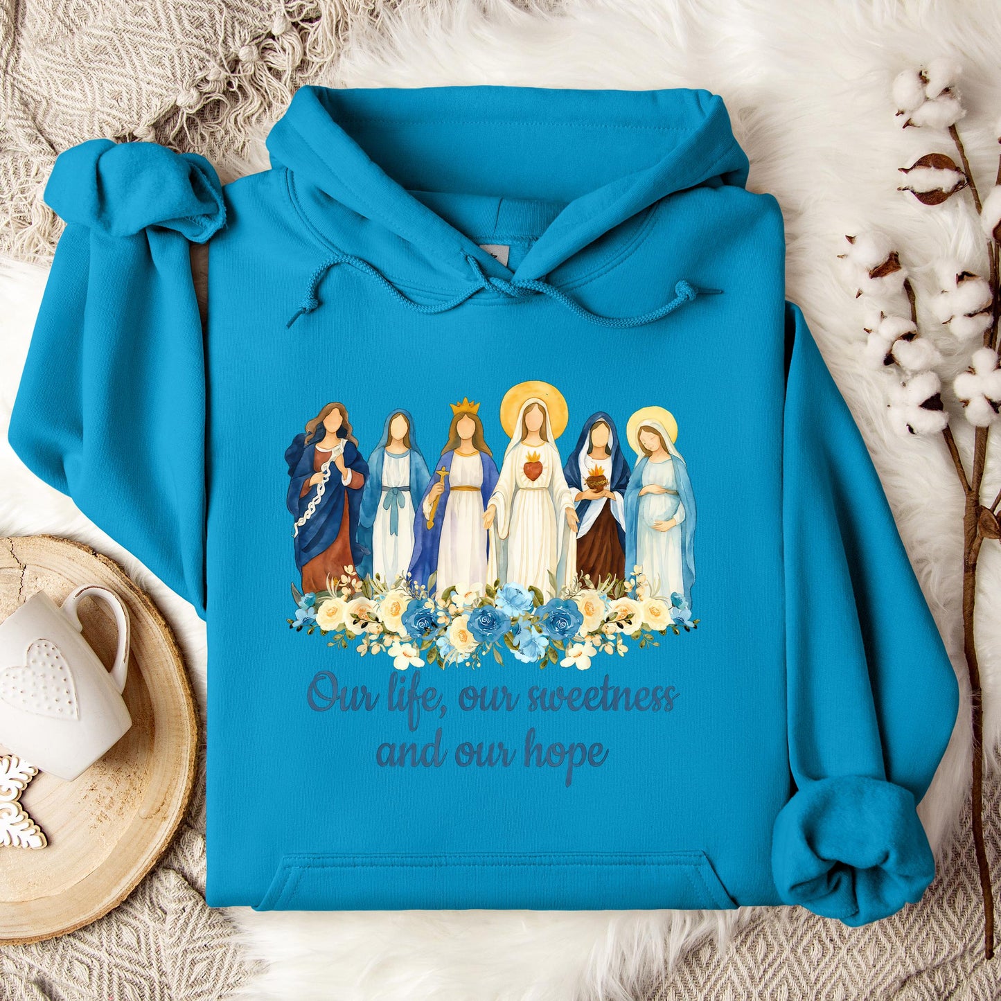 The Holy Virgin Mary 75 Hoodie