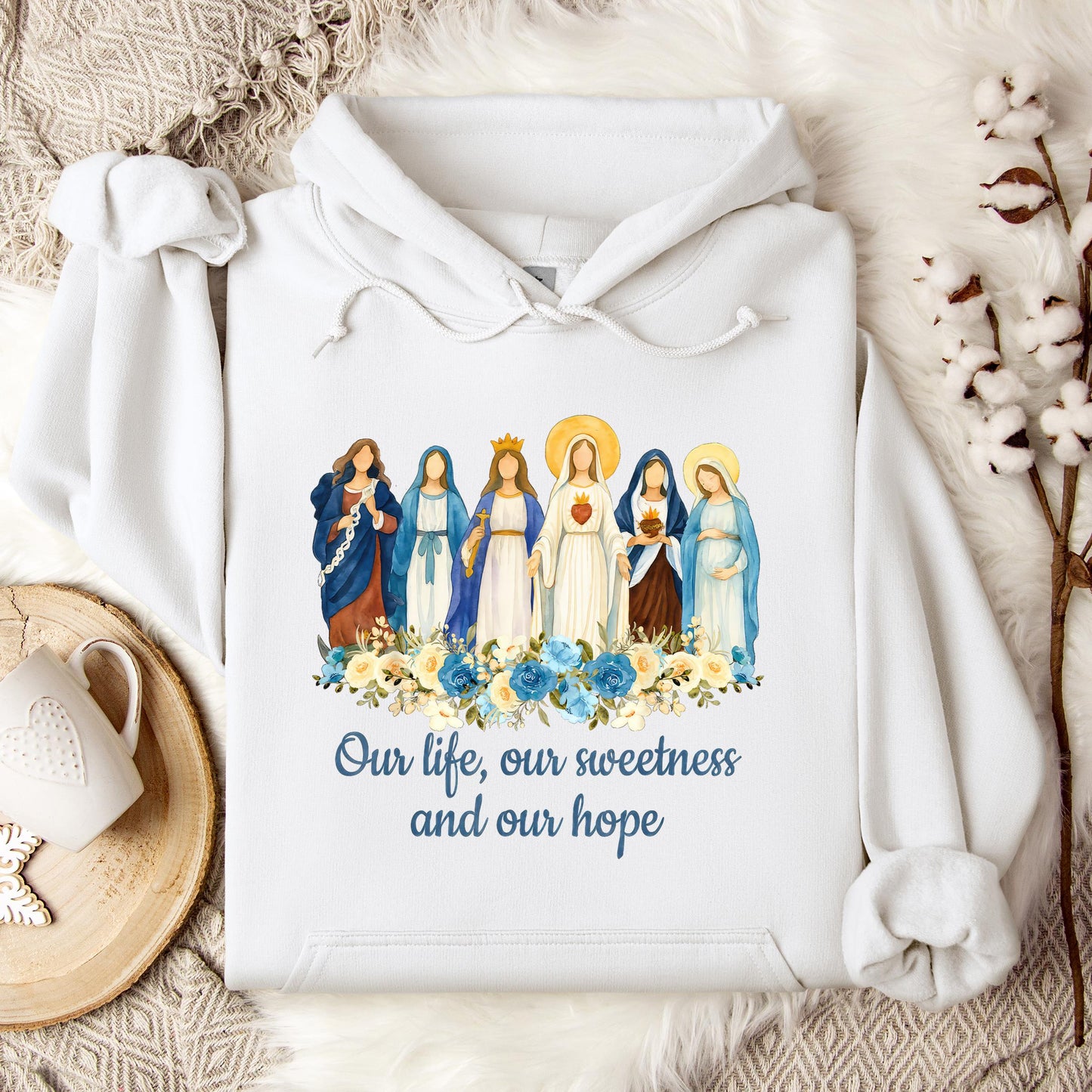 The Holy Virgin Mary 75 Hoodie