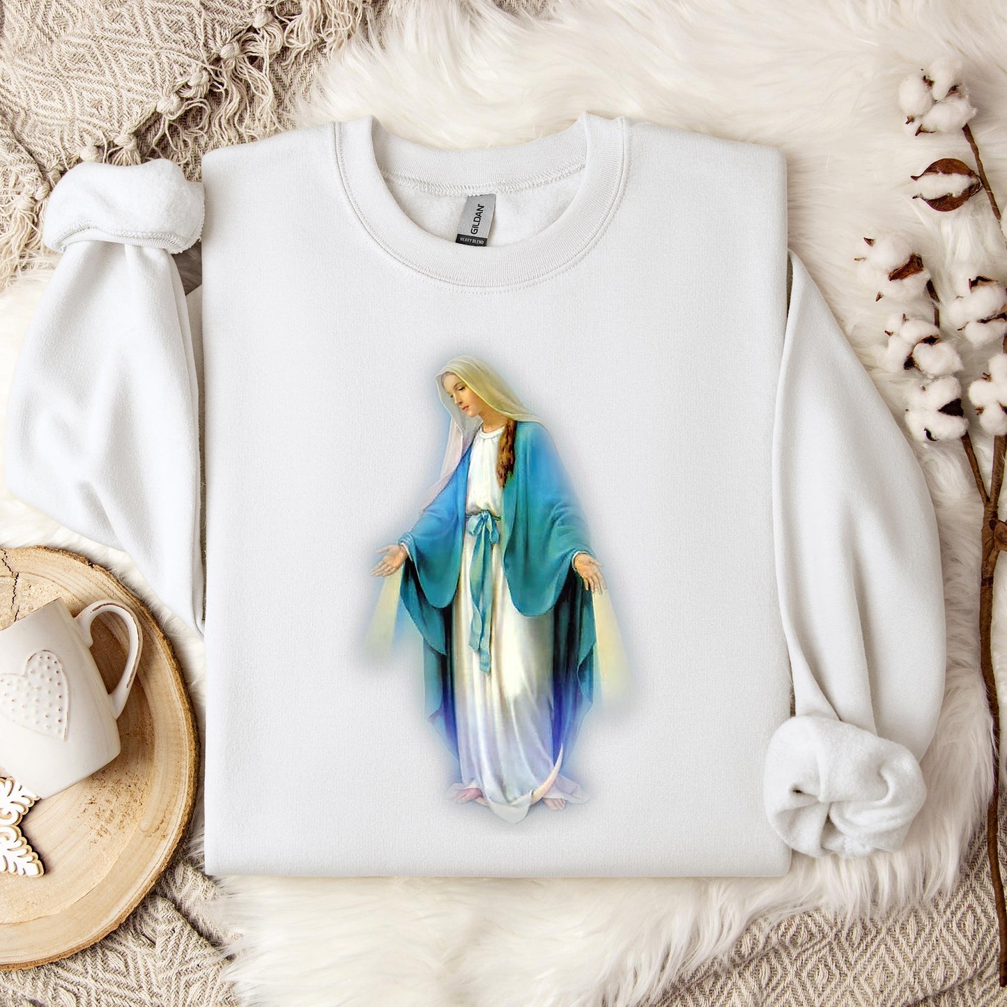 The Holy Virgin Mary 78 Sweatshirt