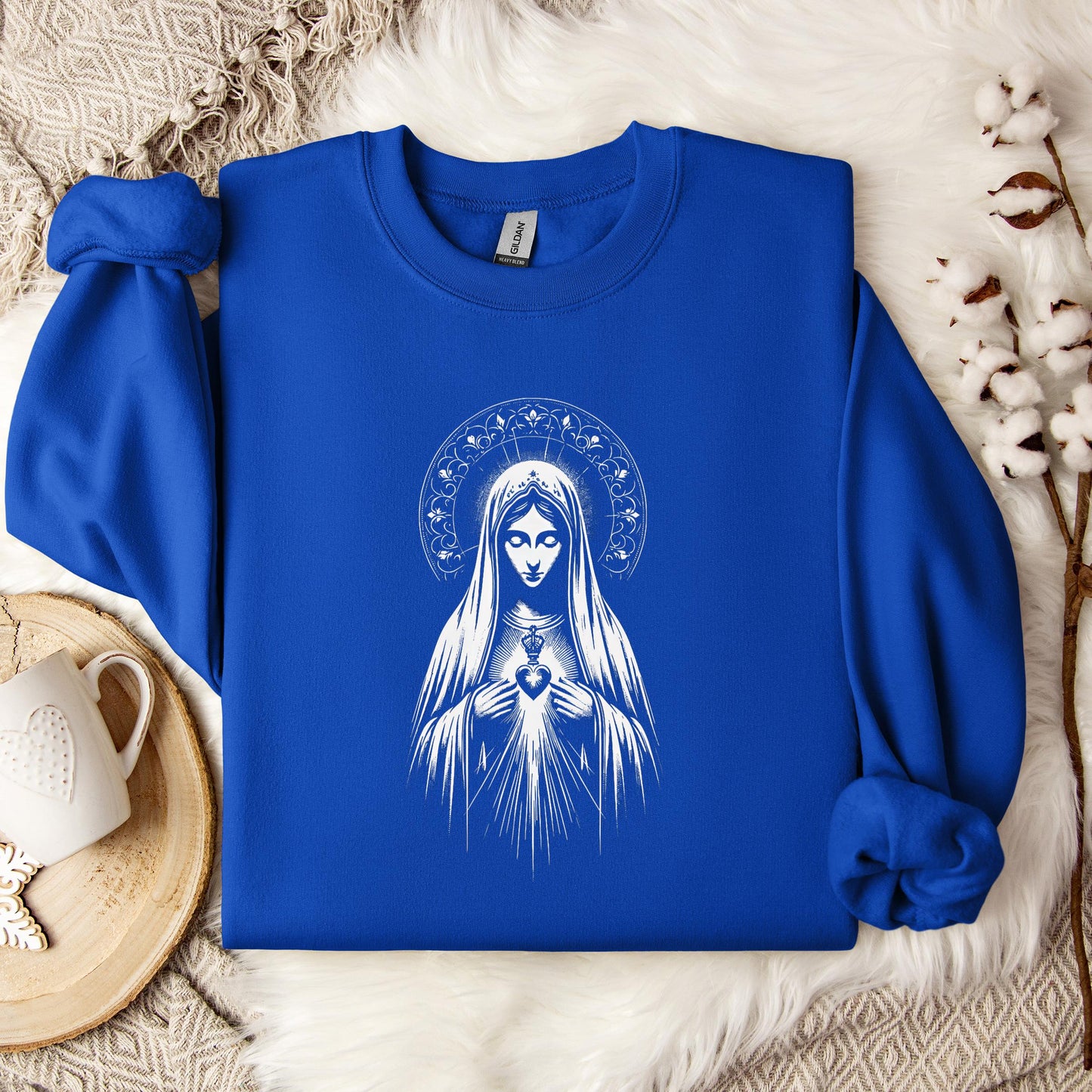 The Holy Virgin Mary 80 Sweatshirt