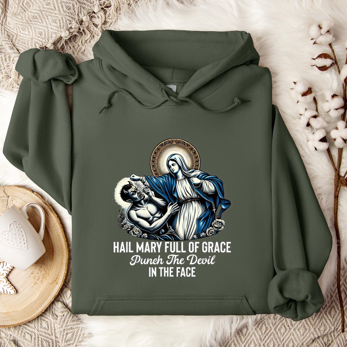 The Holy Virgin Mary 81 Hoodie