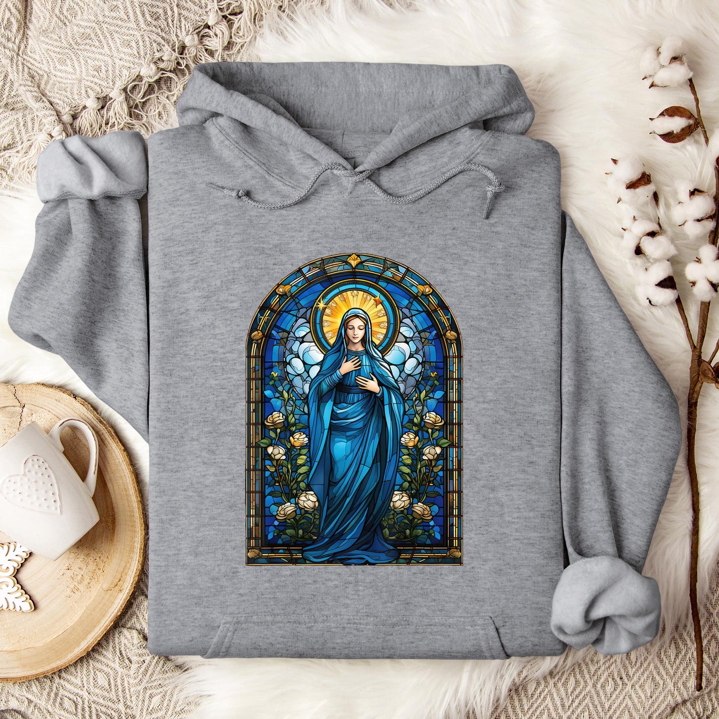 The Holy Virgin Mary 82 Hoodie
