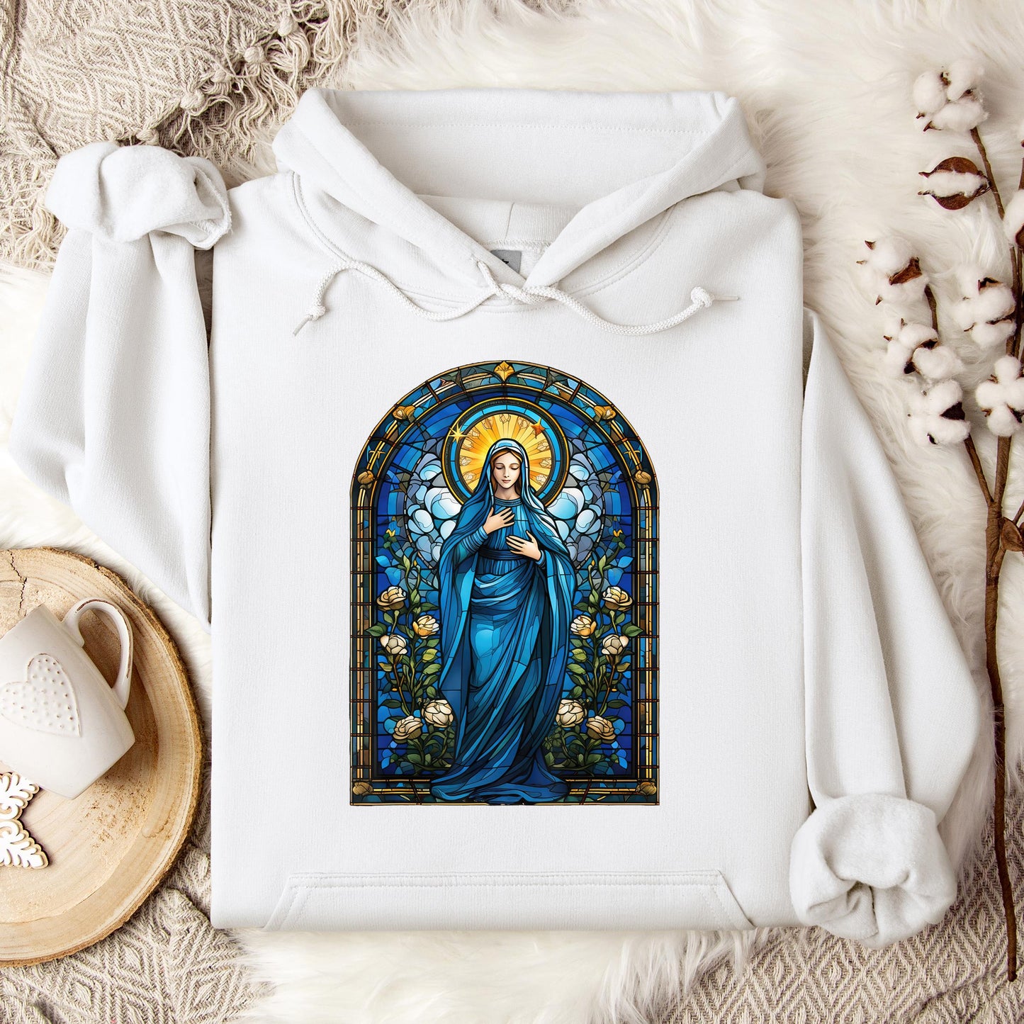 The Holy Virgin Mary 82 Hoodie