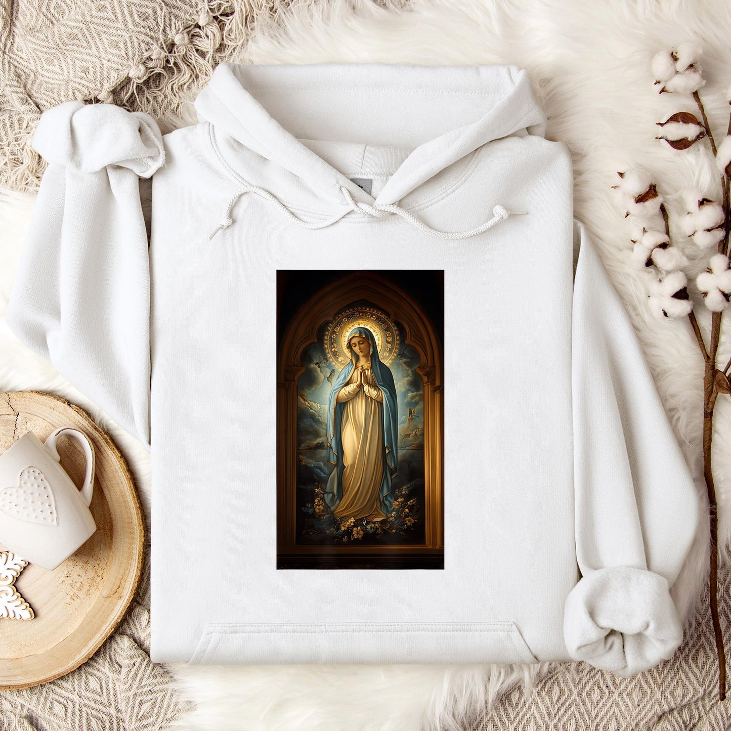 The Holy Virgin Mary 85 Hoodie