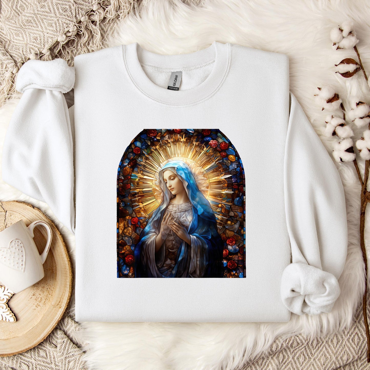 The Holy Virgin Mary 86 Sweatshirt