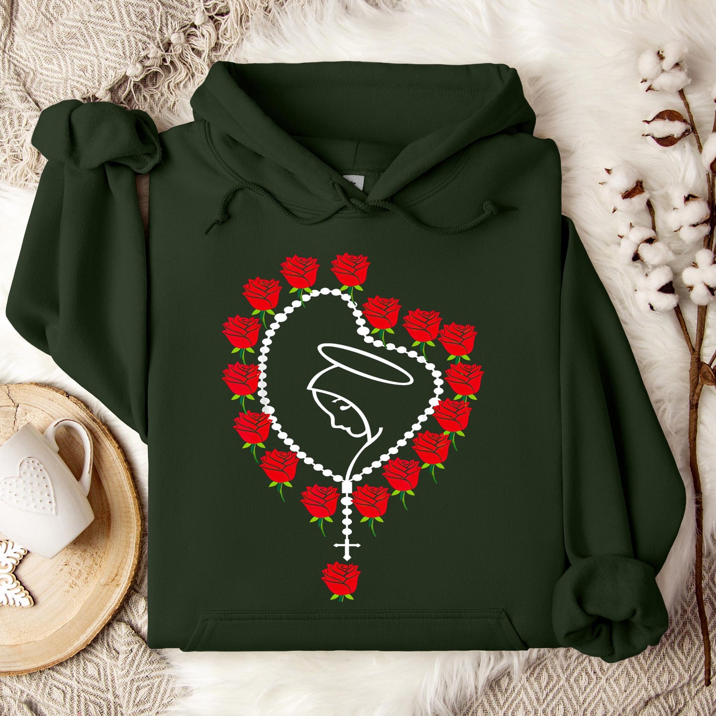 The Holy Virgin Mary 90 Hoodie