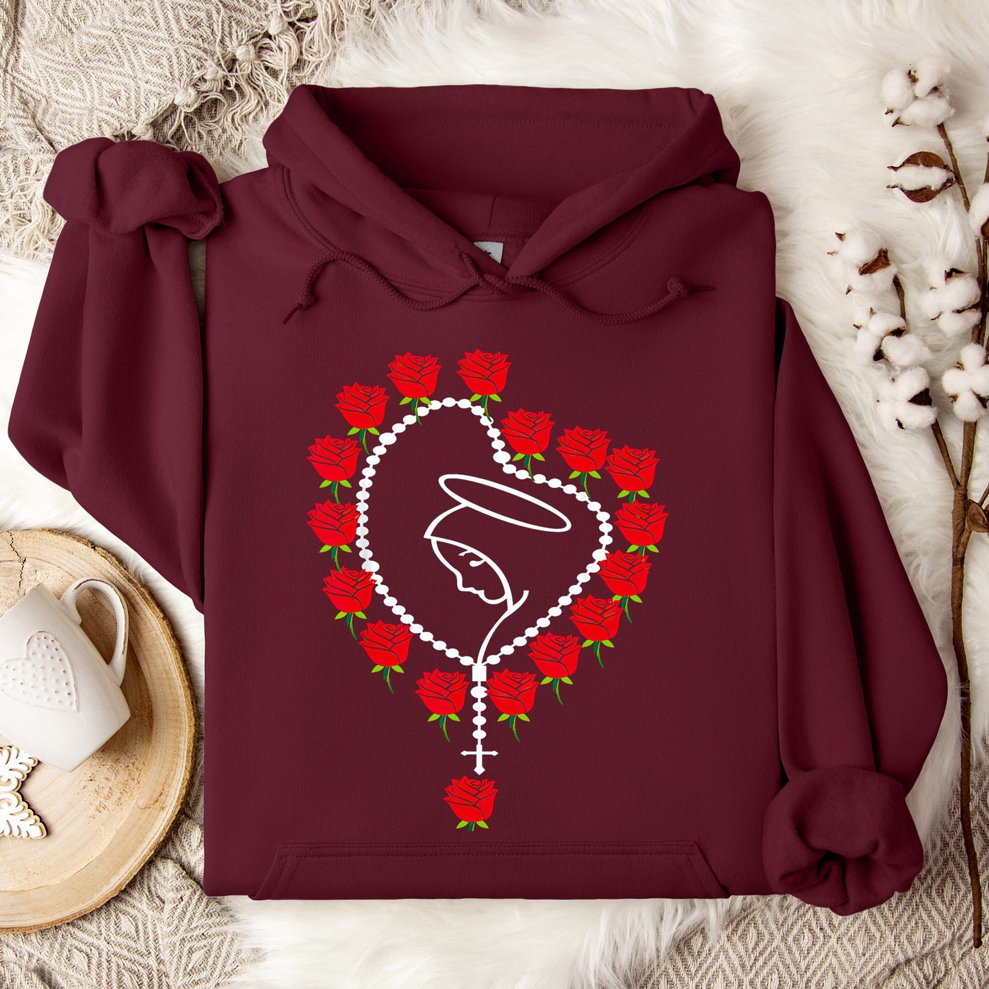 The Holy Virgin Mary 90 Hoodie