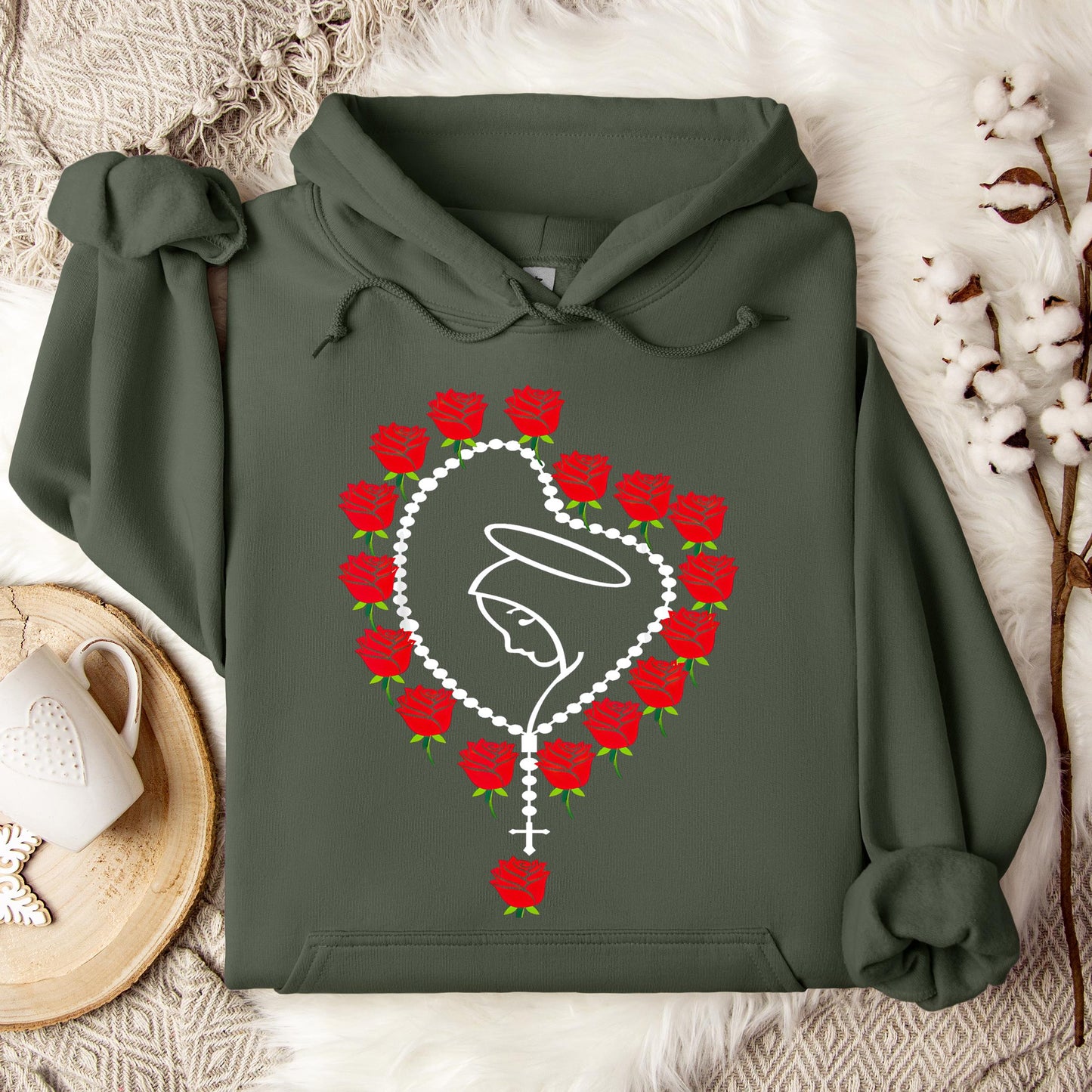 The Holy Virgin Mary 90 Hoodie