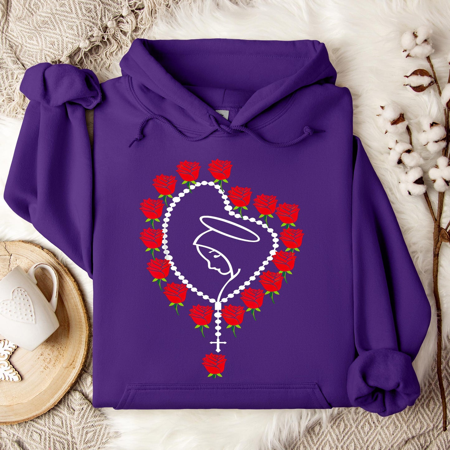 The Holy Virgin Mary 90 Hoodie