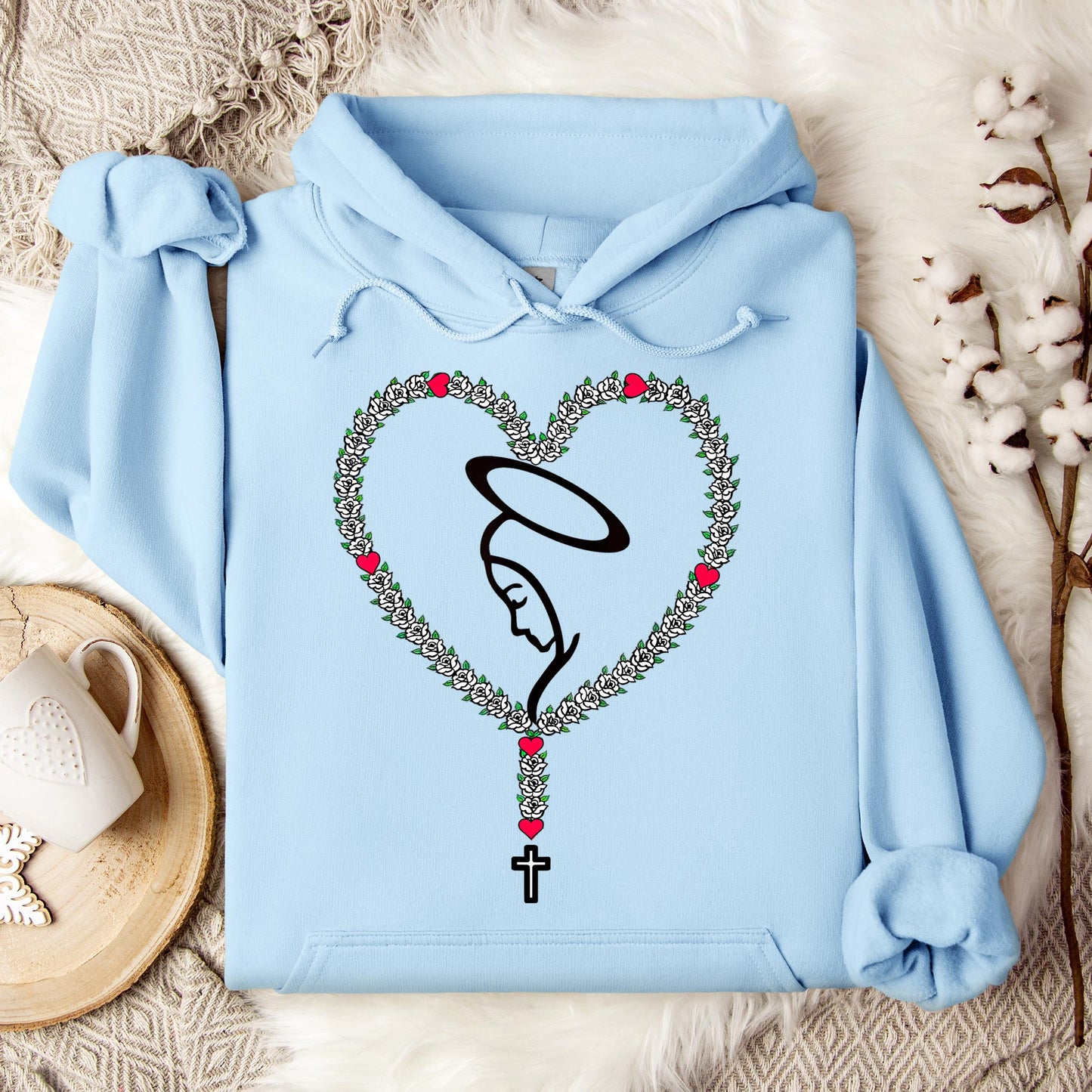 The Holy Virgin Mary 91 Hoodie