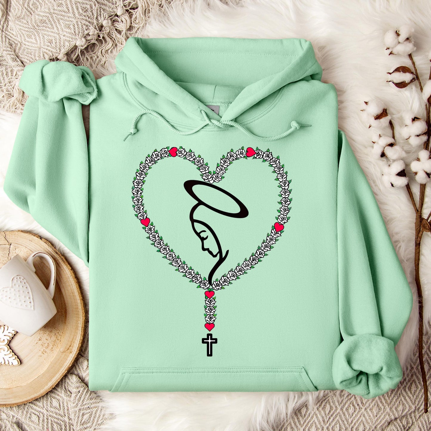 The Holy Virgin Mary 91 Hoodie