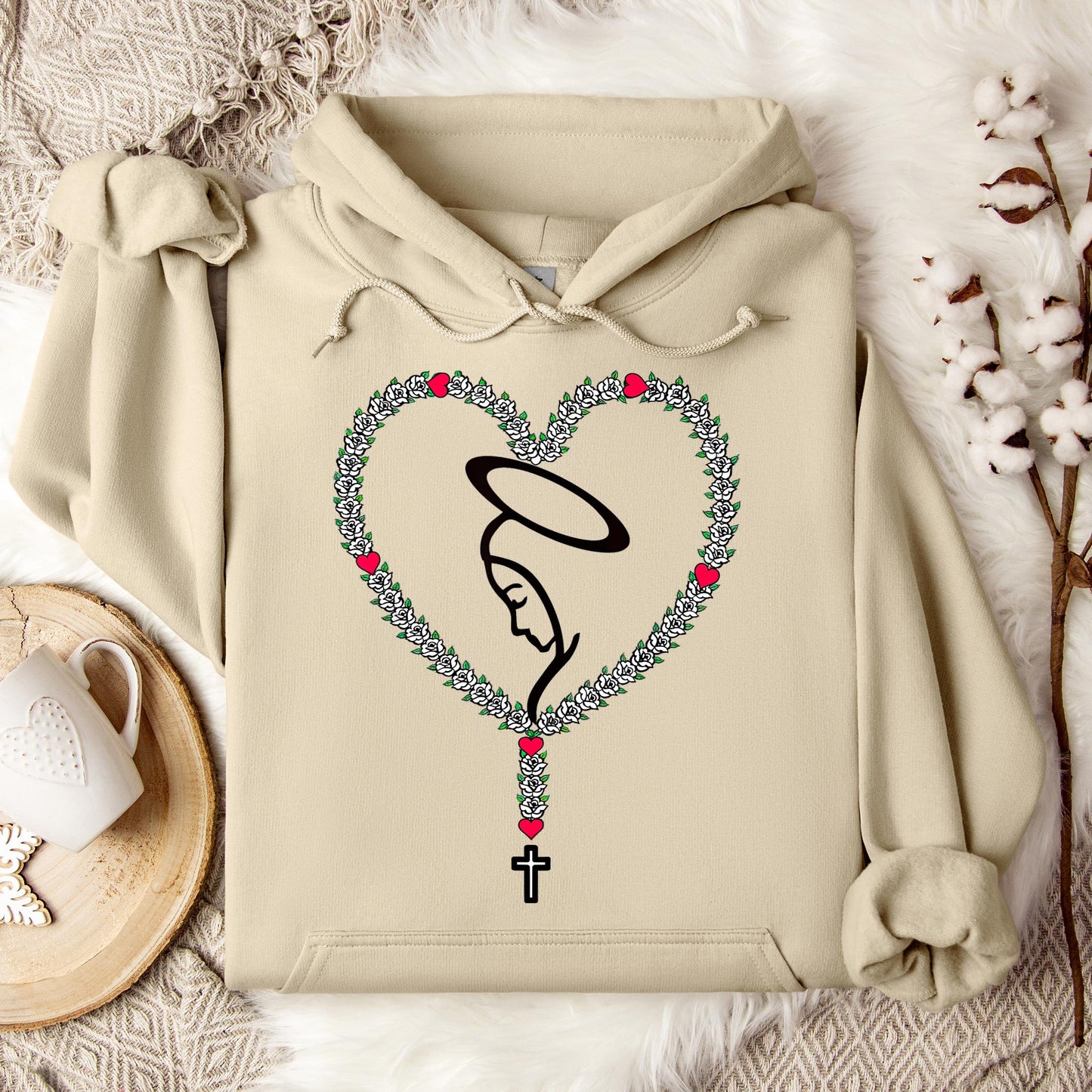 The Holy Virgin Mary 91 Hoodie