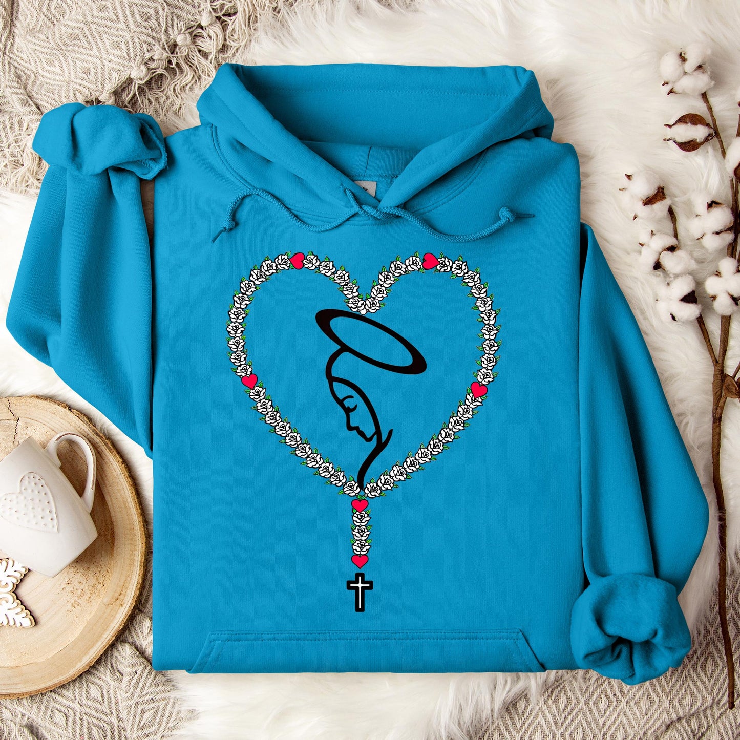 The Holy Virgin Mary 91 Hoodie