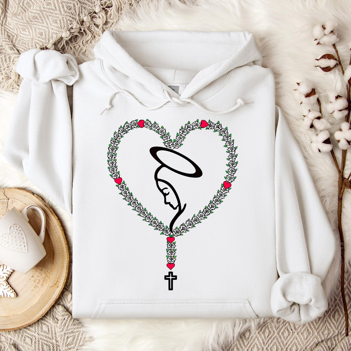 The Holy Virgin Mary 91 Hoodie