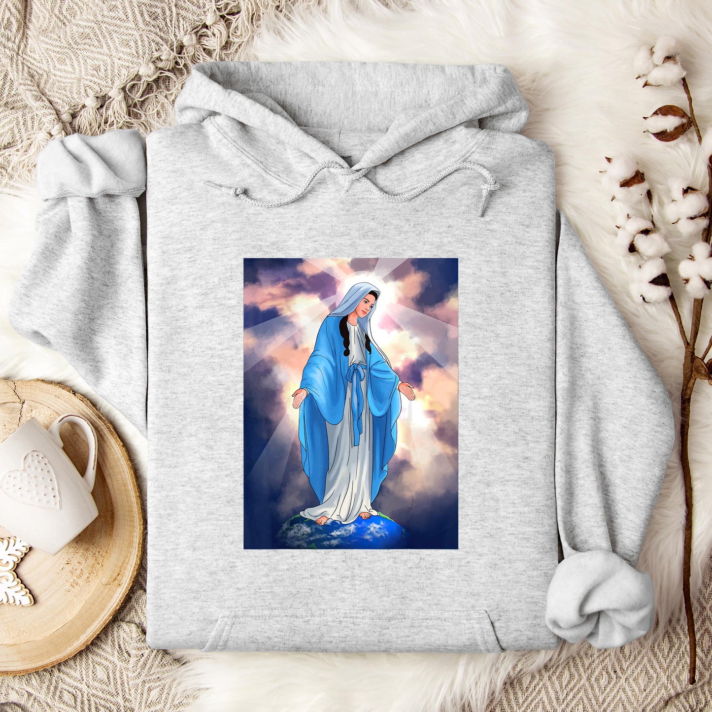 The Holy Virgin Mary 92 Hoodie
