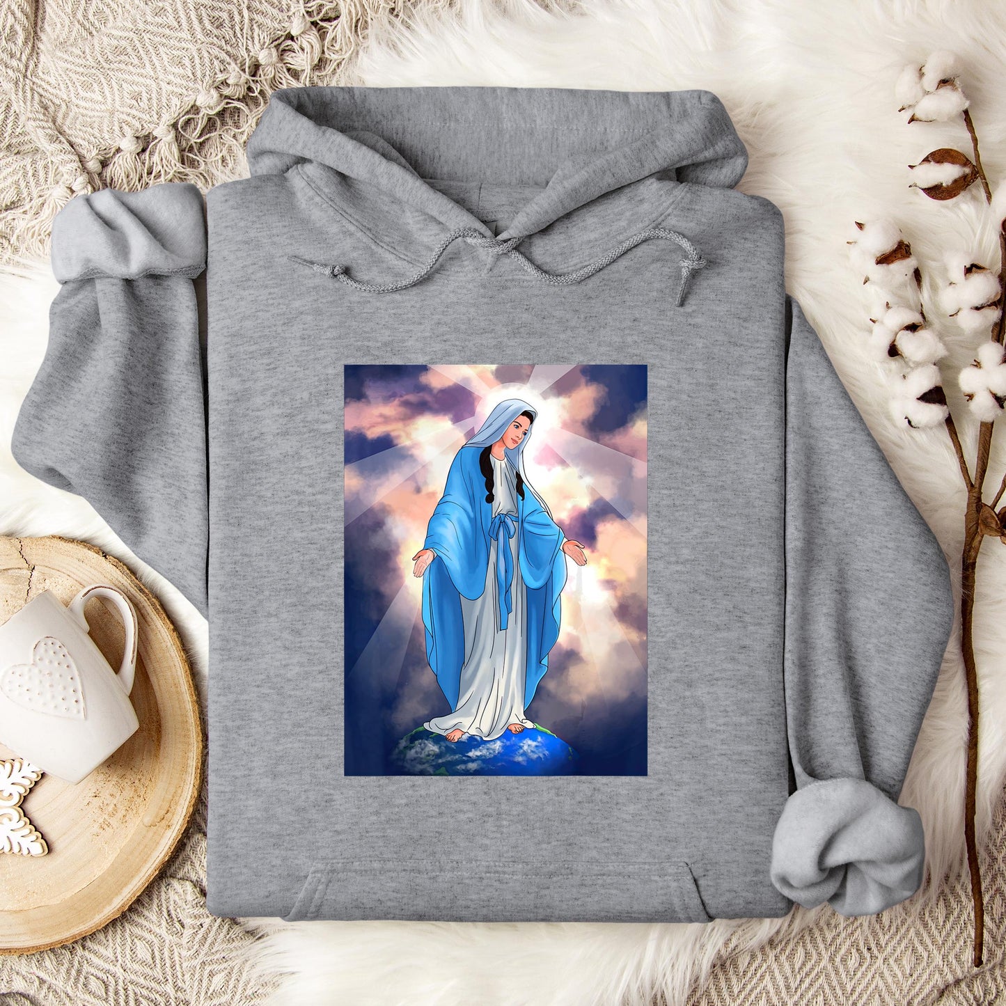 The Holy Virgin Mary 92 Hoodie