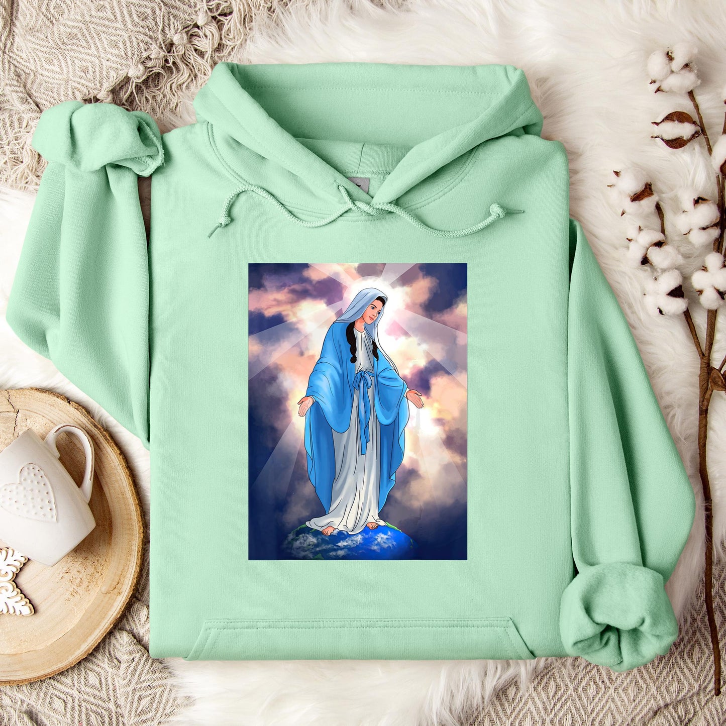 The Holy Virgin Mary 92 Hoodie