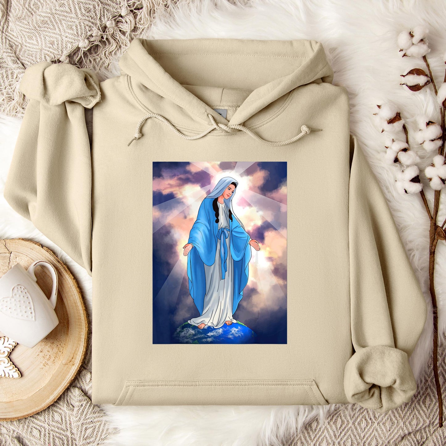 The Holy Virgin Mary 92 Hoodie