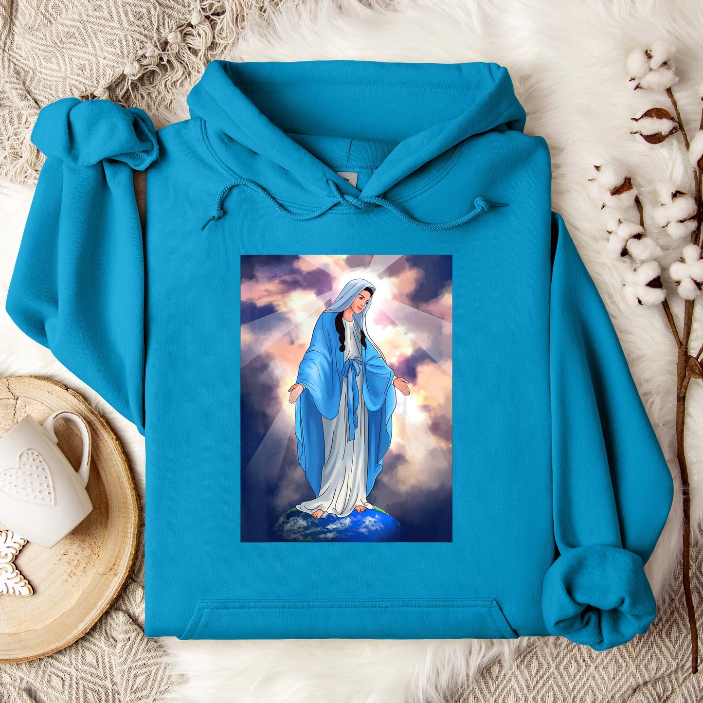 The Holy Virgin Mary 92 Hoodie