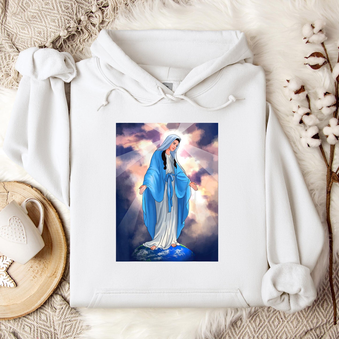 The Holy Virgin Mary 92 Hoodie