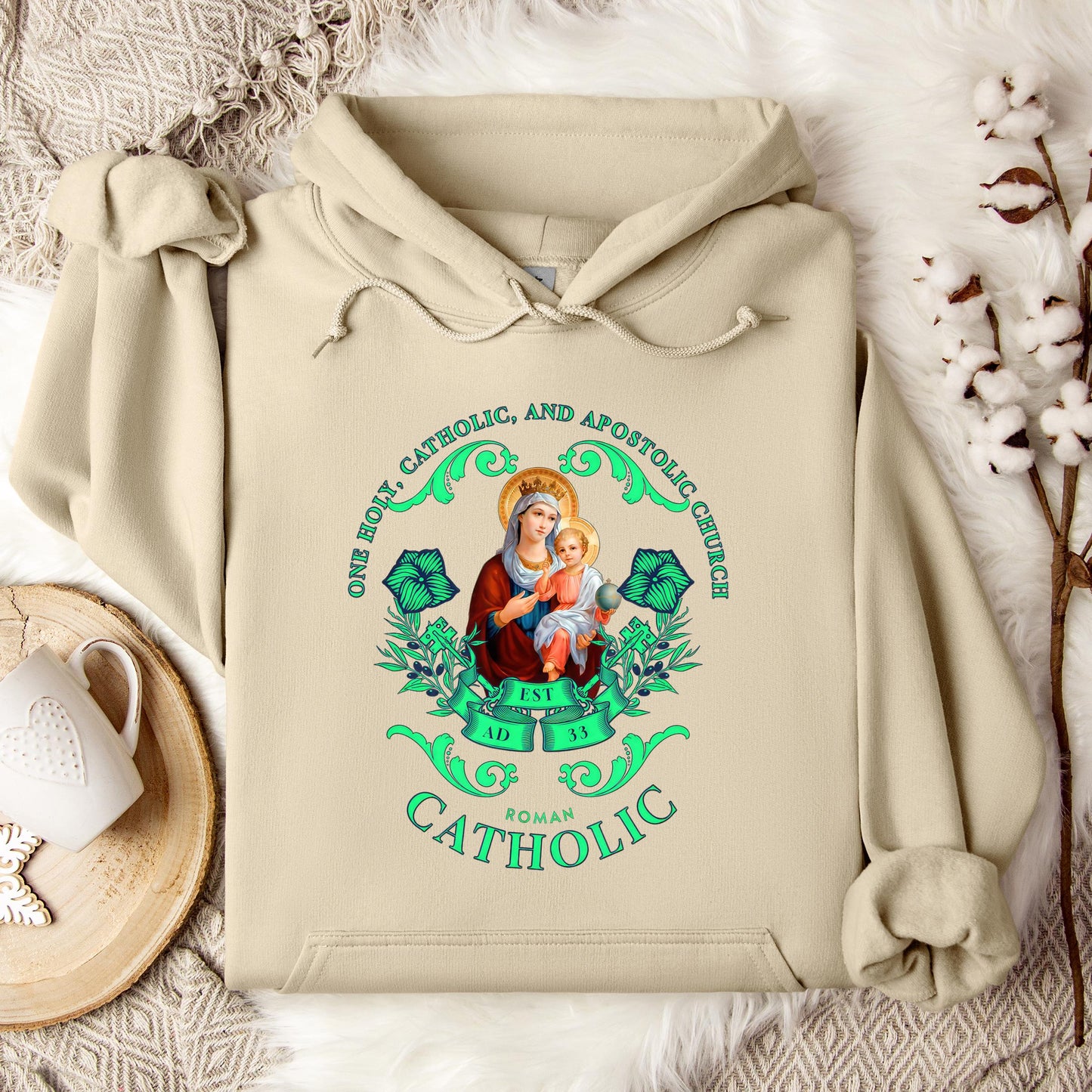 The Holy Virgin Mary 94 Hoodie