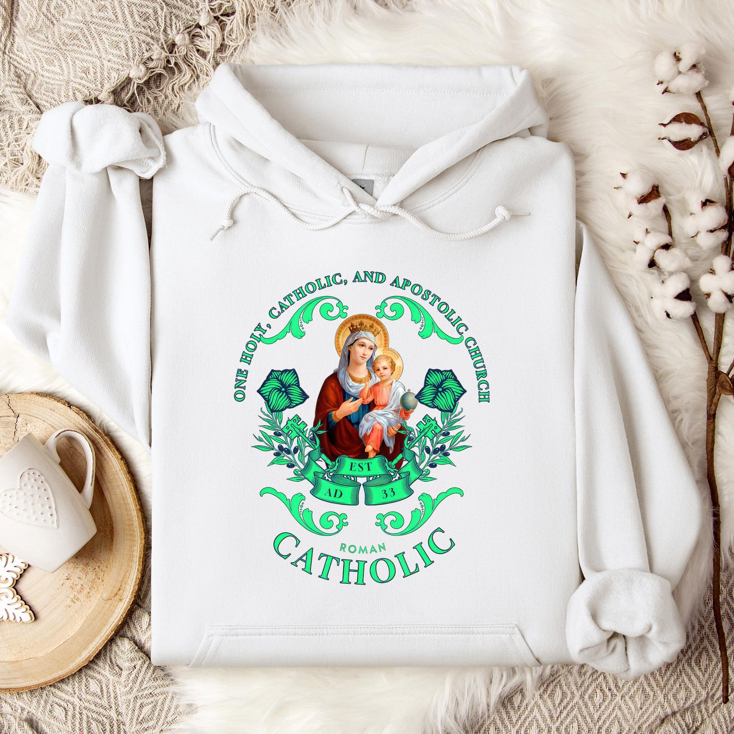 The Holy Virgin Mary 94 Hoodie