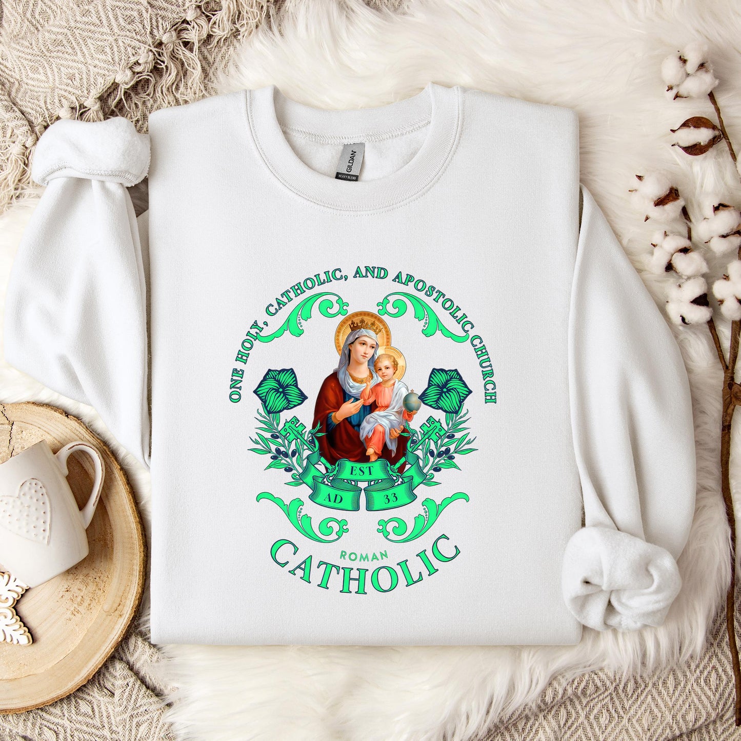 The Holy Virgin Mary 94 Sweatshirt