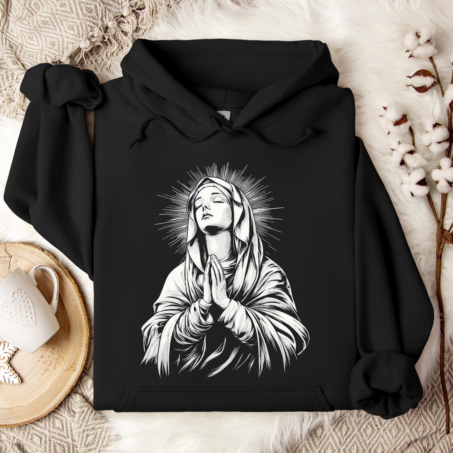 The Holy Virgin Mary 95 Hoodie
