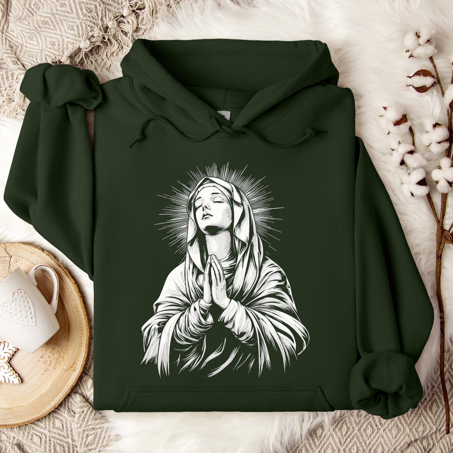 The Holy Virgin Mary 95 Hoodie