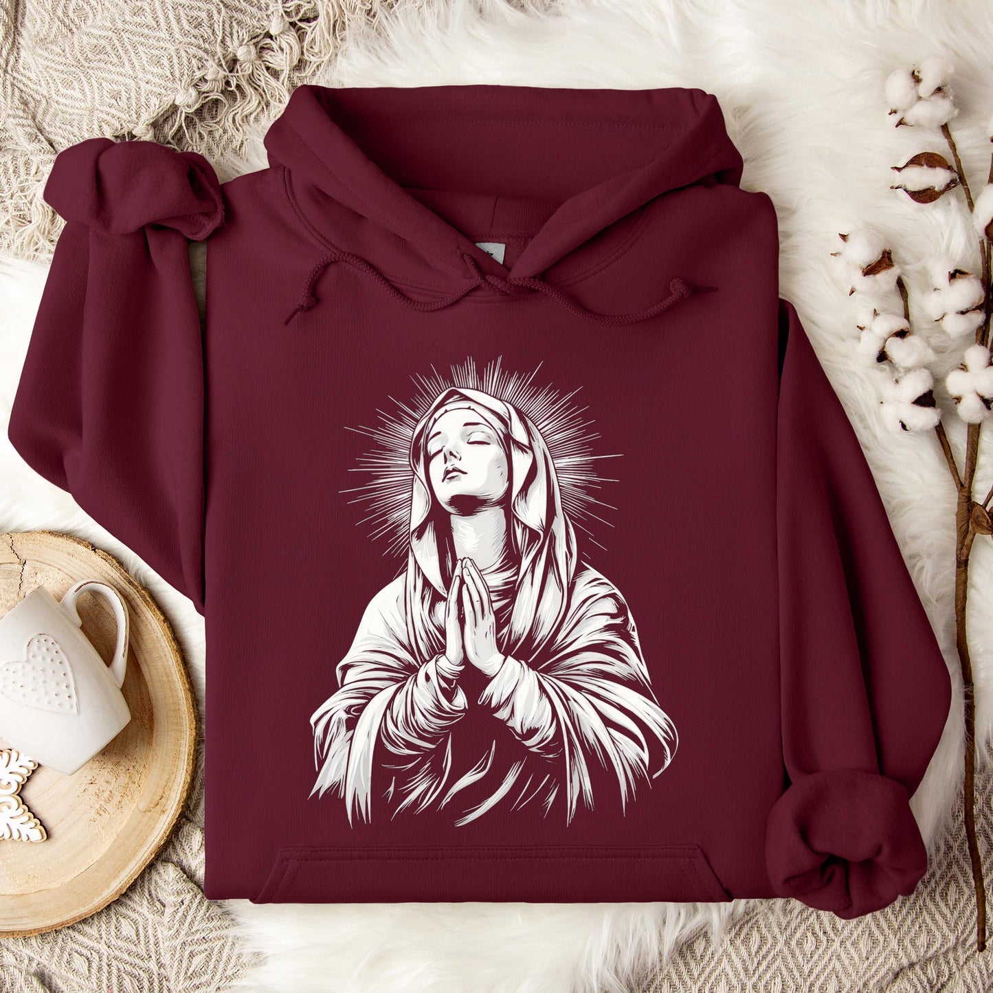 The Holy Virgin Mary 95 Hoodie