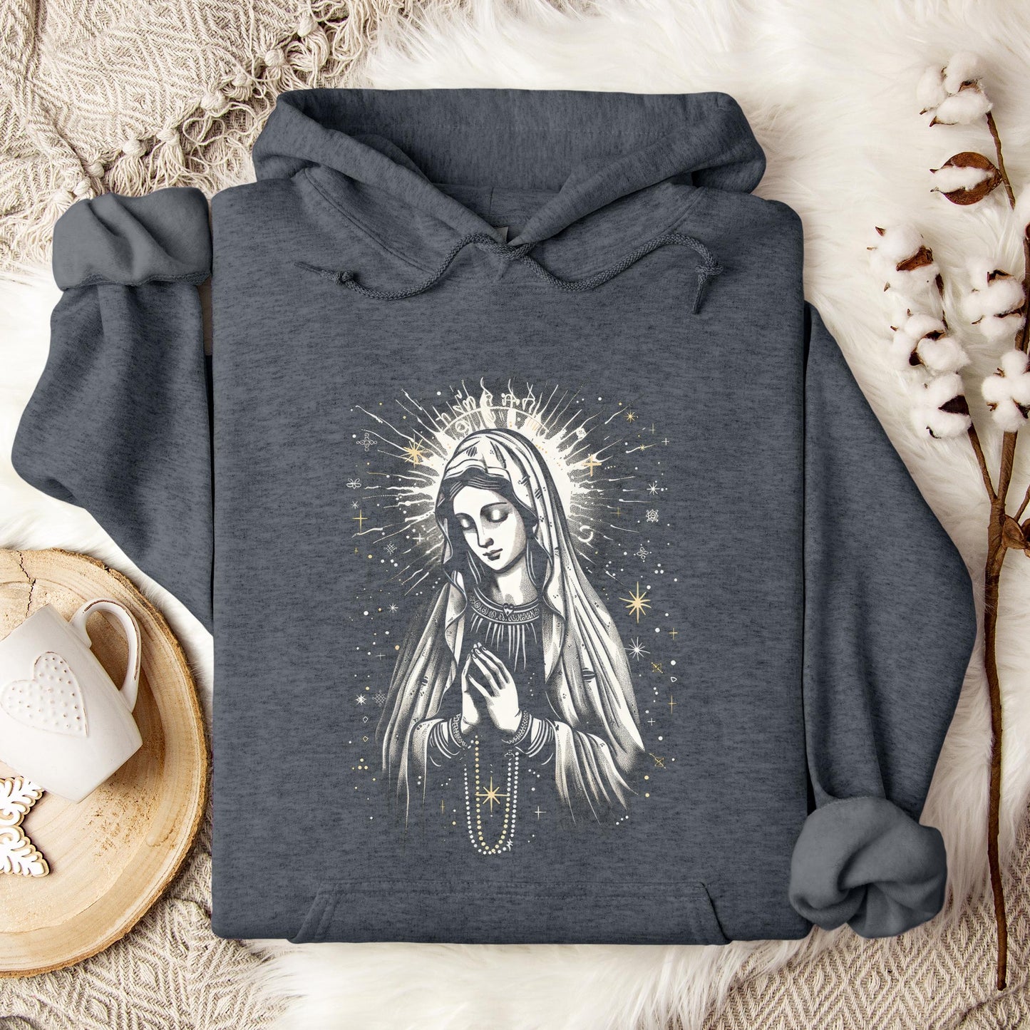 The Holy Virgin Mary 96 Hoodie