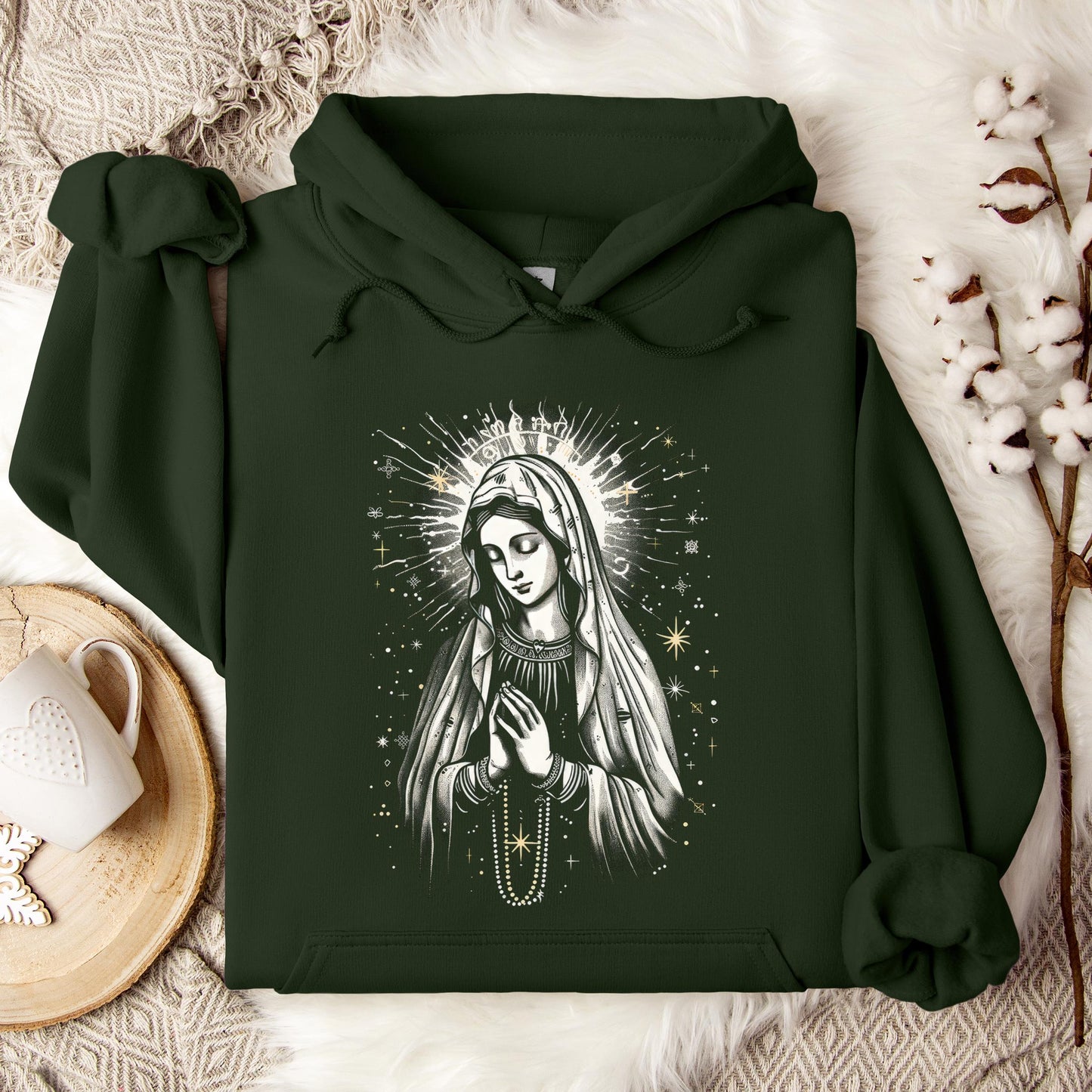 The Holy Virgin Mary 96 Hoodie