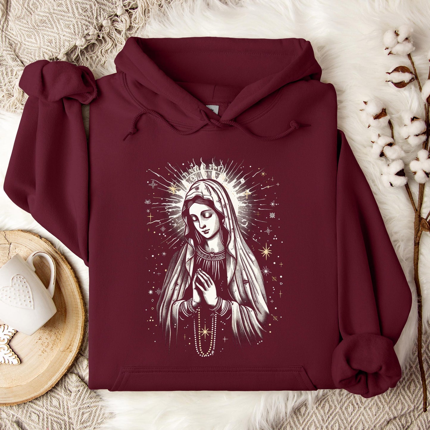 The Holy Virgin Mary 96 Hoodie
