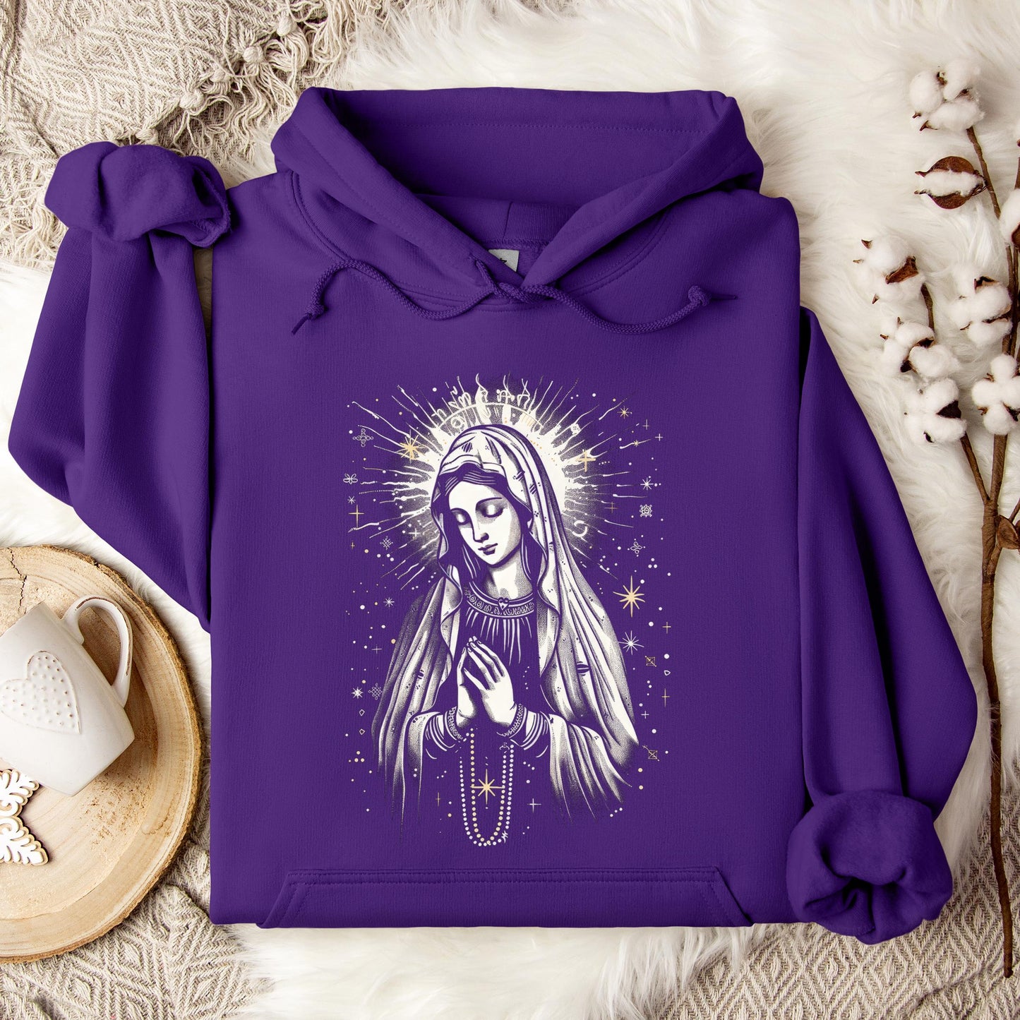 The Holy Virgin Mary 96 Hoodie