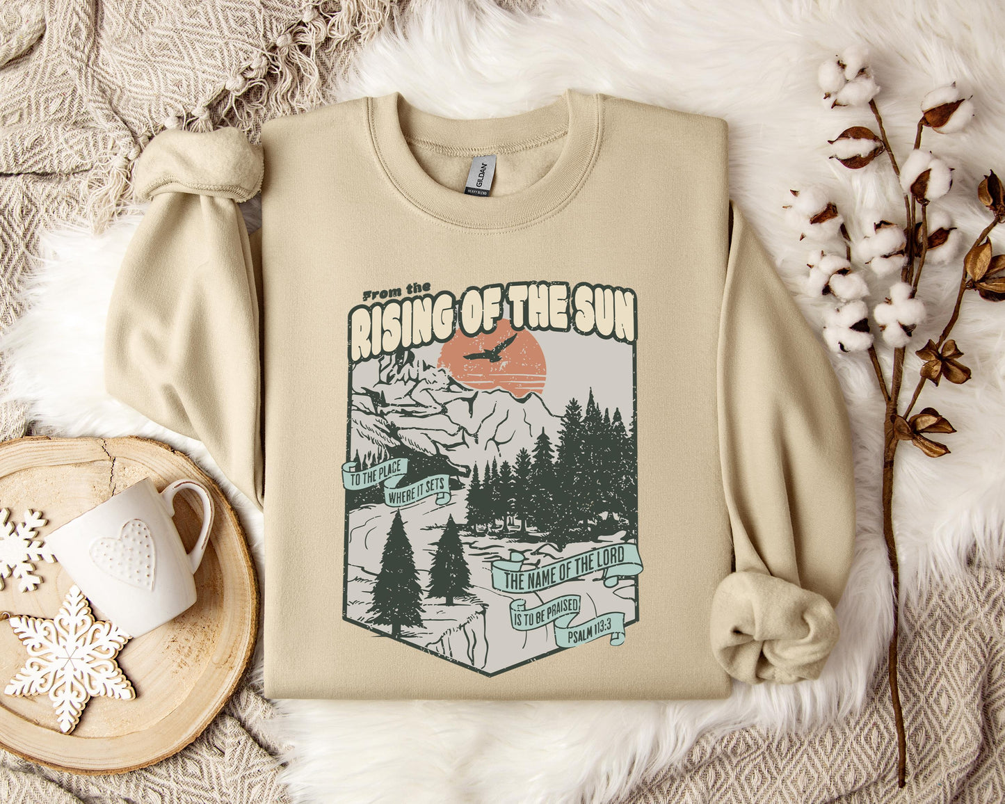 The Name Of The Lord Is To Be Praised Psalm 113.3 Sweatshirt